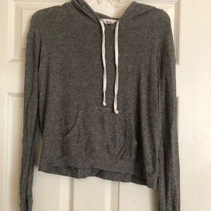 Grey Striped Sweatshirt